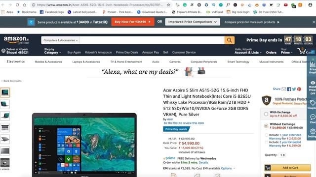 Amazon Prime Day Laptop Sale July 2019 ? || Prime Day Best Laptop Deals смотреть онлайн