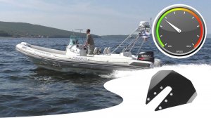 Тест съемного гидрокрыла для лодочного мотора