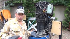 ОБЗОР MERCURY75 2T 1997 Г.В, ПАРАМЕТРЫ В НОРМЕ НО ЗАПУСК НЕ УДАЛСЯ.mp4