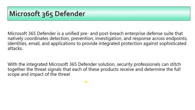 MDE Tutorial 1- Microsoft Defender Overview смотреть онлайн