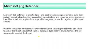 MDE Tutorial 1- Microsoft Defender Overview