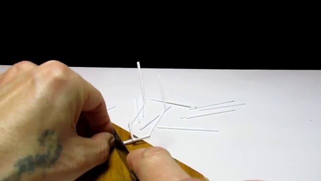 Шедевр из ватных палочек своими руками. Миниатюра. Поделки самоделки смотреть онлайн