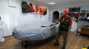 Лодка Skat 390fi деревянный транец