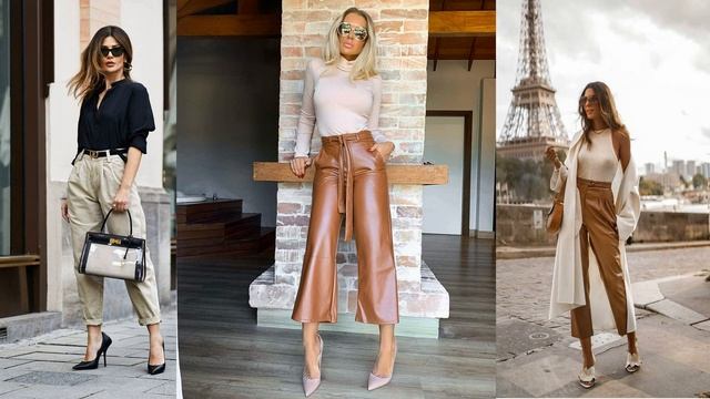 МОДНЫЕ УКОРОЧЕННЫЕ БРЮКИ 7/8 С ЧЕМ НОСИТЬ И СОЧЕТАТЬ УКОРОЧЕННЫЕ БРЮКИ/САМЫЕ ТРЕНДОВЫЕ БРЮКИ 7/8 смотреть онлайн