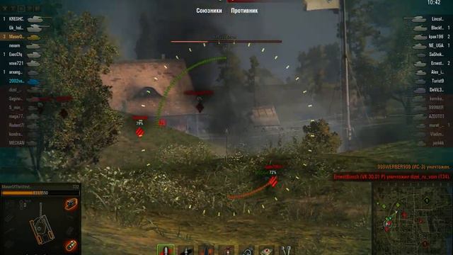 T32, Мурованка, Встречный бой