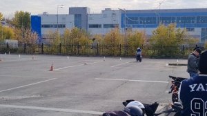 экзамен в ГАИ категория А площадка.