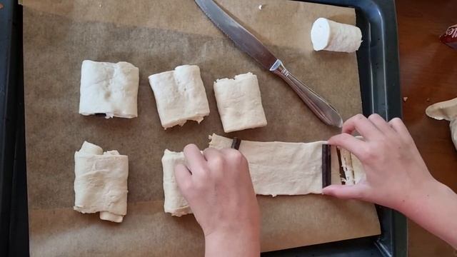 Французские булочки-круасаны с шоколадом. Вкус Парижа за 15 минут ?? смотреть онлайн