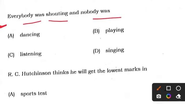 English Class 10th Sent UP Exam Viral Objective Answer Key || English Class 10 Out Question Paper