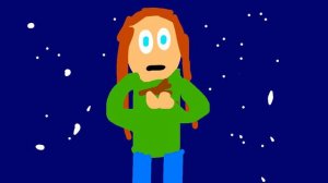 The werewolf attacks animation