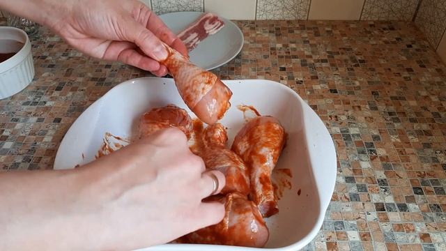 КУРИНЫЕ ГОЛЕНИ В БЕКОНЕ ! НЕЖНОЕ И СОЧНОЕ МЯСО?