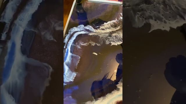 Заливка стола эпоксидной смолой смотреть онлайн