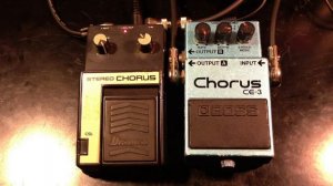 Vintage MIJ Ibanez CSL vs Vintage MIJ Boss CE3 Chorus