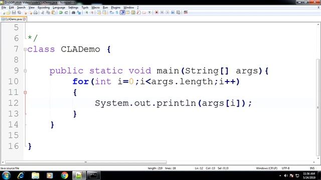 command line arguments in java | Lesson - 12 | Java in Hindi смотреть онлайн