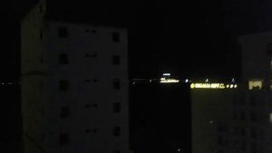 Нячанг, отель Меритон вид из окна вечером