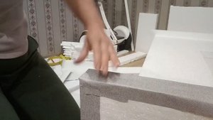 DIY.  Камин своими руками. Фальш камин из пенопласта.