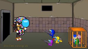Among Us vs GIANT AMONG US Corrupted SLICED To Rescue Sonic & Amy - Among Us Zombie Animation