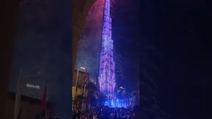 C Новым Годом Дубай! Фейерверк на башне Бурдж Халифа. Новый год в Дубае. Новый год 2021