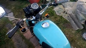 Работа Иж Юпитер 5 после регулировки карбюратора к62Д (На глаз)