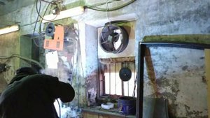 Вытяжка в сварочном цеху.