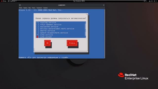 Тестовая RHEL 8.4 под VMware Workstation смотреть онлайн