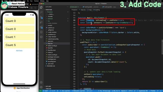 [React native 2023 ] Firebase firestore - Insert, Read, Update, Delete смотреть онлайн