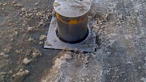 Работа гидравлических боллардов компании СИЛАР