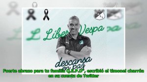 Falleció Líber Vespa, asistente técnico de Gerardo Pelusso en el Deportivo Cali Fútbol 24H