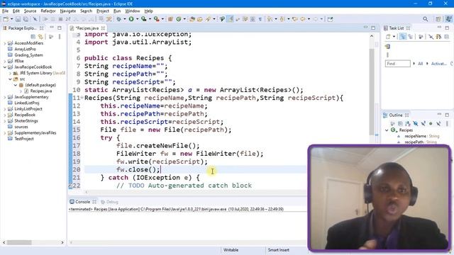 Java Past Exam Paper Solution for University students with Mr Ezekiel | Part 1[Using Java ArrayList
