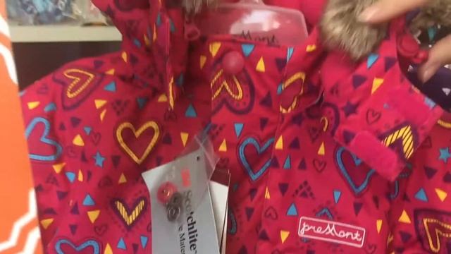 Зимний комбинезон Premont Малиновый Тимбитс смотреть онлайн