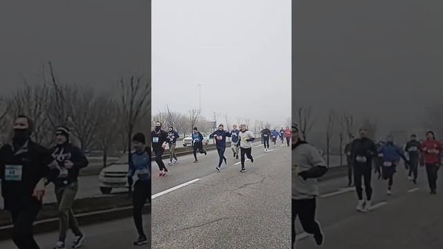 Зимний забег Almaty marathon 2023