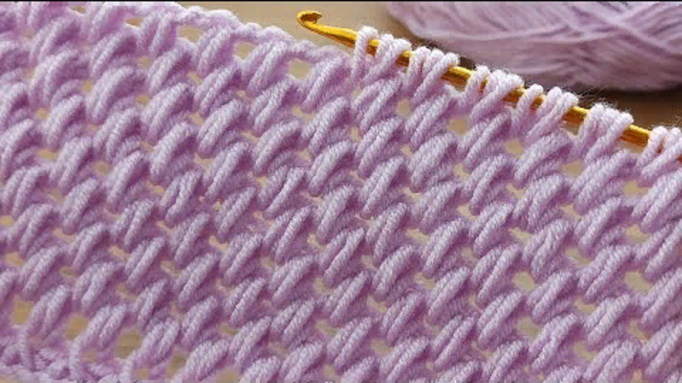 Удивительно ? ? Очень простое тунисское вязание крючком смотреть онлайн