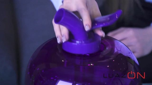 Увлажнитель воздуха LuazON LHU-02, ультразвуковой, 2.4 л, 25 Вт, бело-фиолетовый смотреть онлайн