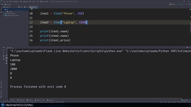 Python Object Oriented Programming - Constructor, __init__  [FULL COURSE 2021]