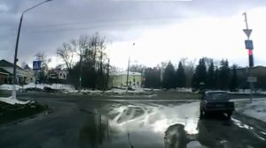 Дороги в центре города Рошаль Московской области.