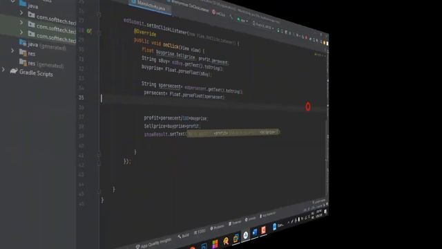 User input in Android Studio