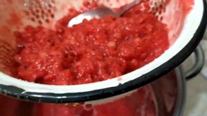 Сок с сахаром из калины