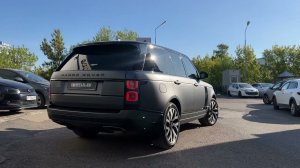 Range Rover - оклейка автомобиля серой матовой пленкой, демонтаж старой