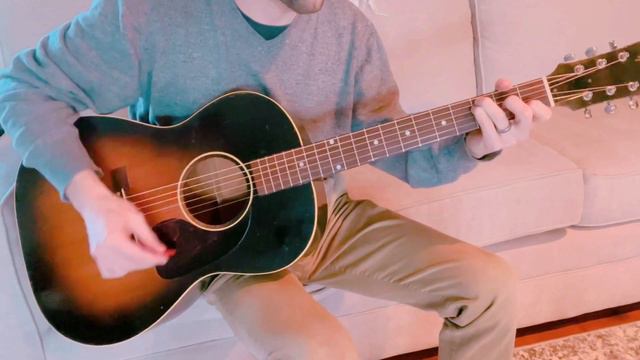 1950 Gibson LG-1 with yellow case смотреть онлайн