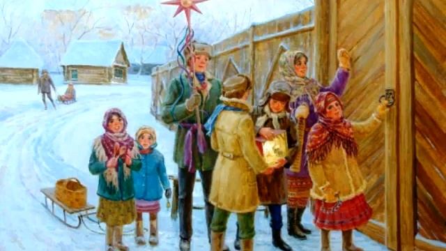 "А зайка-зайка" - колядки смотреть онлайн