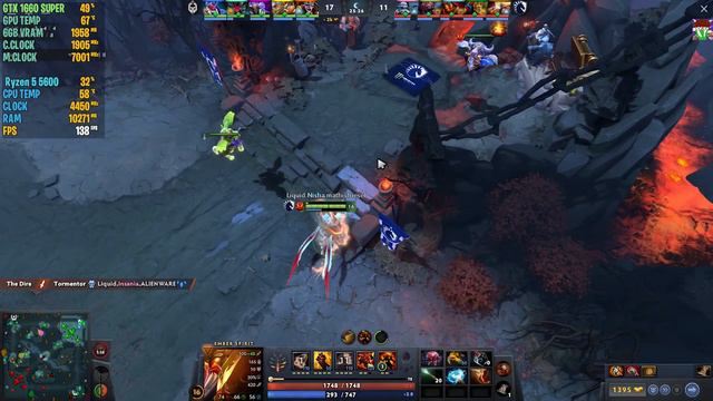 Dota 2 - FPS Test AMD Ryzen 5 5600 & GTX 1660 SUPER OC