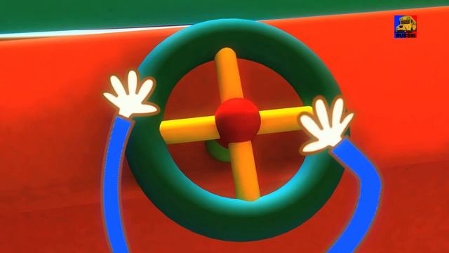 Колеса на автобусе 3d | Детские песни | Детские стишки | Nursery Rhymes |  Wheels On The Bus