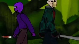 Рurple guy vs Jason Voorhees (АТ2) /рисуем мультфильмы 2/