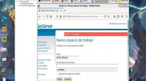 funcionamiento GeoServer Docker Linux