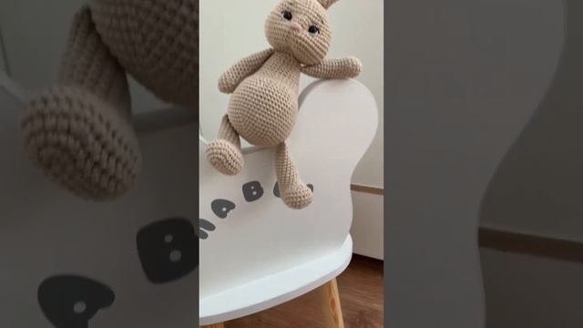 Зайка по мк @homey_toy #амигуруми #игрушкакрючком #мастеркласс #зайкакрючком смотреть онлайн