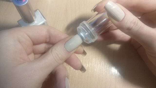 Обычный лак. Френч с помощью штампа для стемпинга? смотреть онлайн