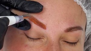 Перекрытие татуажа бровей. Как скорректировать серые и голубые брови