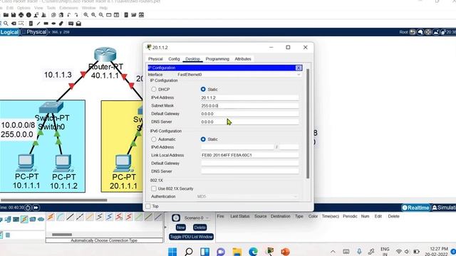 IP Routing with 2 Routers with cisco packet tracer | Static IP Routing in with cisco packet tracer смотреть онлайн