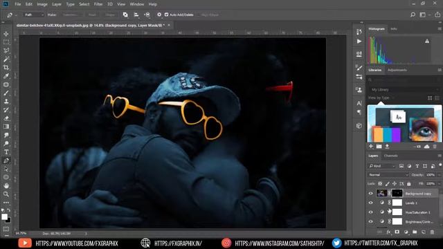 Tutorial | Neon Glow in the Dark Effect Photoshop | For Beginners.