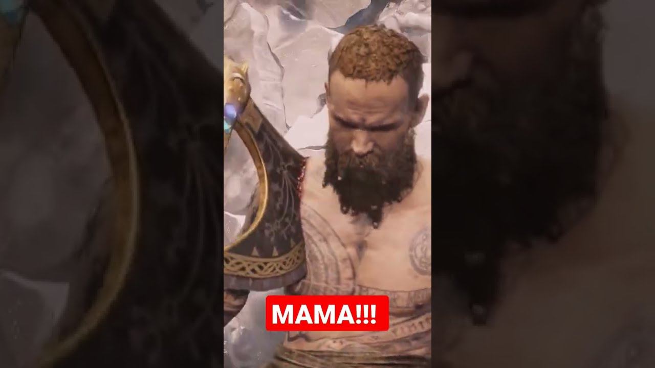 МАМА!!! - God of War | #shorts #godofwar #kratos #атрей #юмор #приколы #мама #рекомендации