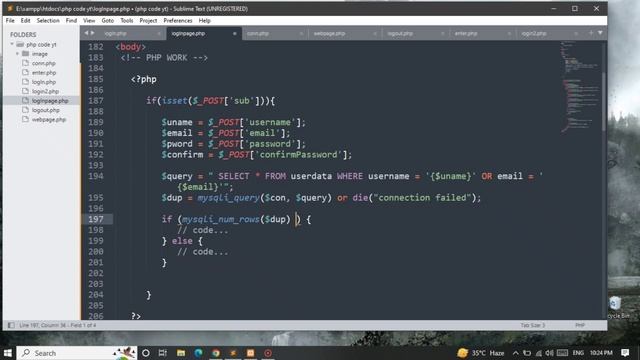 Create Ragistration & Login form Php MySQL with logout & Login session || Part 1 #php #mysql